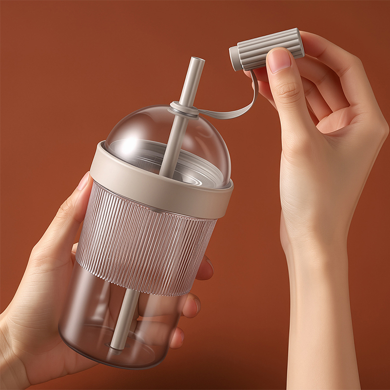 Training Cup Straw - Cangkir Kopi Dengan Tutup Dapat Digunakan