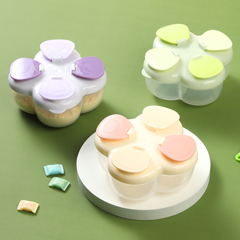 Baby Food Jars With Lids - Wadah Susu Formula Portabel Clover 4