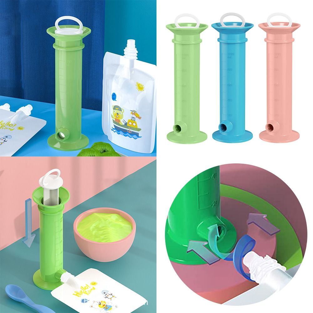 Baby Food Pouches 1 Year Old - Dispenser Pengisi makanan bayi, stasiun pengisi