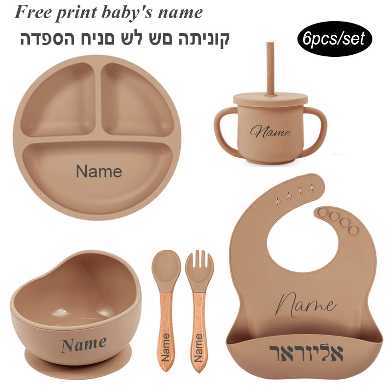 Baby Food Tray - 6 buah Set perlengkapan makan bayi
