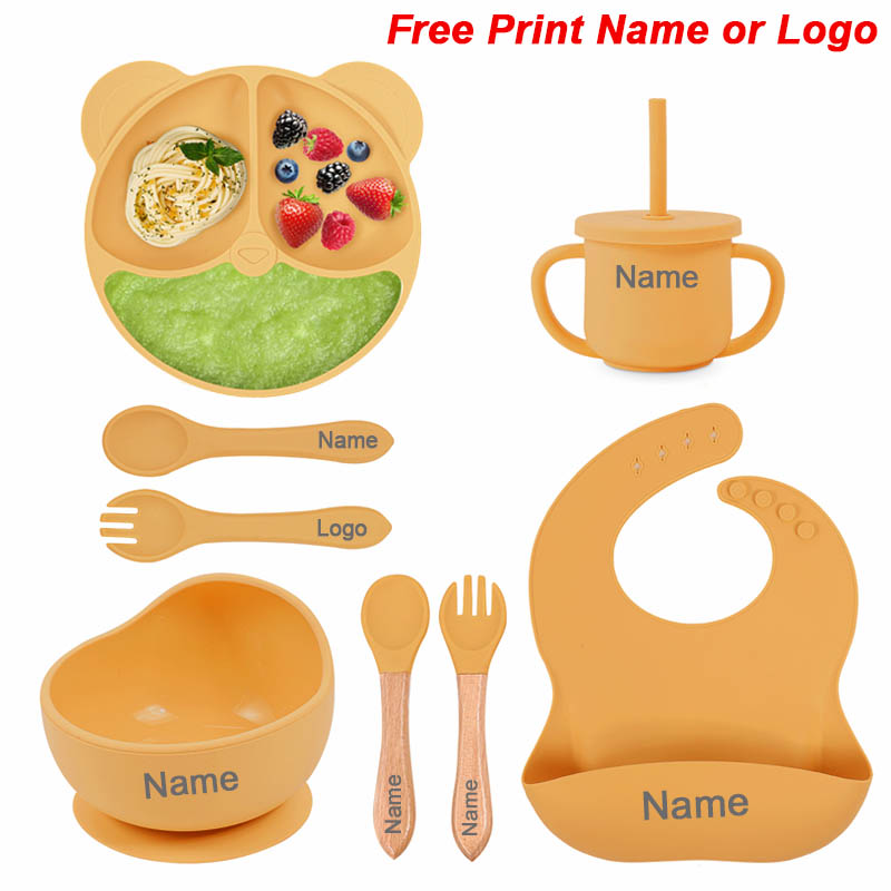 Baby Food Tray - Set makanan silikon untuk bayi, Set