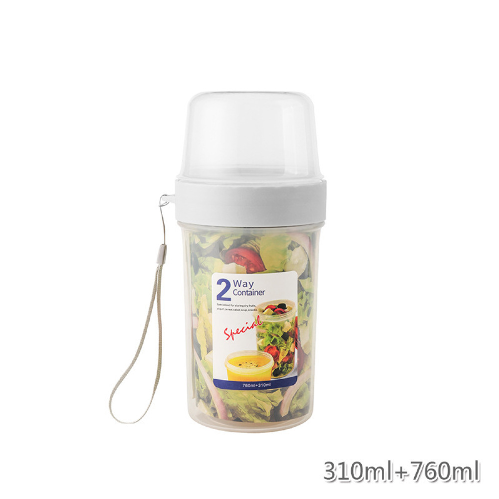 Baby Food Jars With Lids - Wadah Makanan Anti Bocor Dua Lapis,
