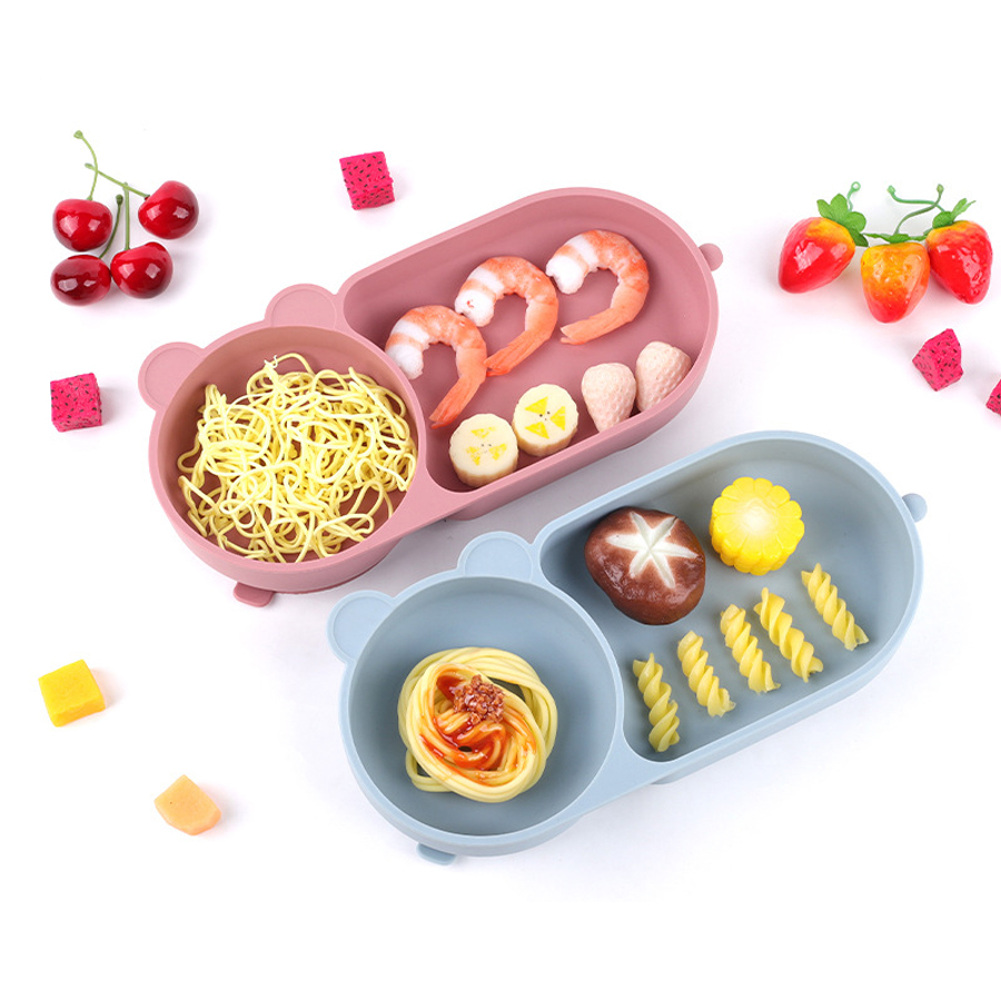 Mangkuk Cangkir Hisap Silikon  - Baby Food Tray ulasan dan harga