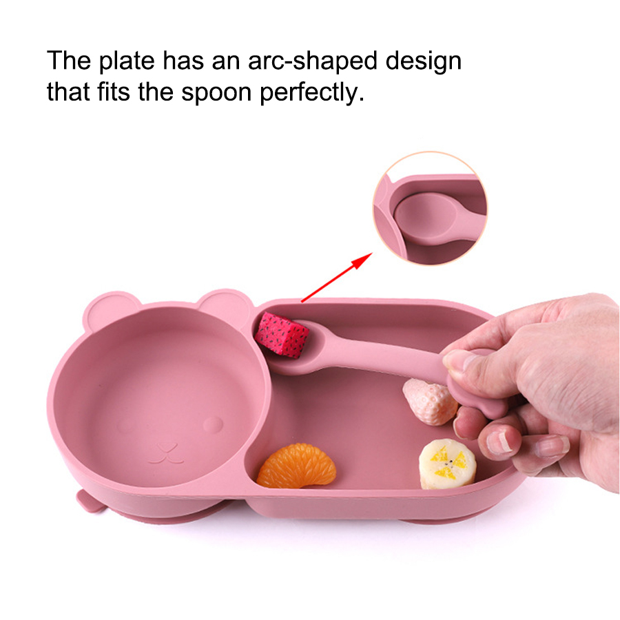 Mangkuk Cangkir Hisap Silikon  - Baby Food Tray ulasan dan harga