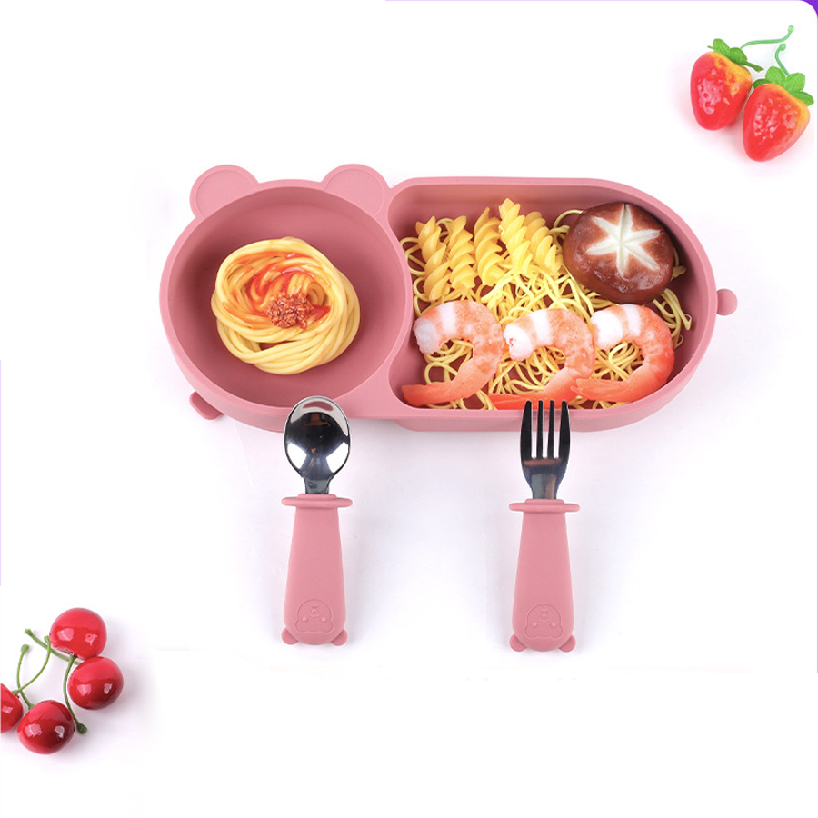 Mangkuk Cangkir Hisap Silikon  - Baby Food Tray ulasan dan harga