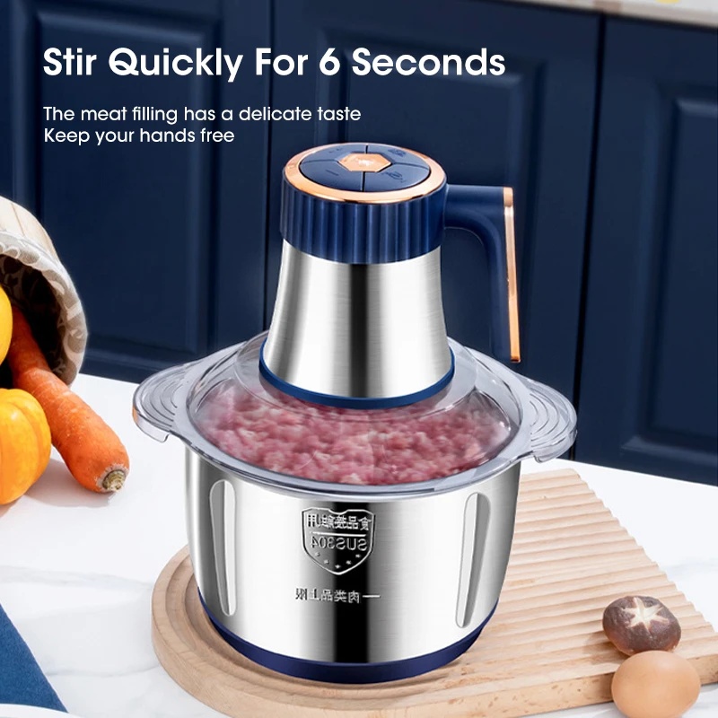 Penggiling Daging Listrik 5L,  - Baby Food Grinder ulasan dan harga