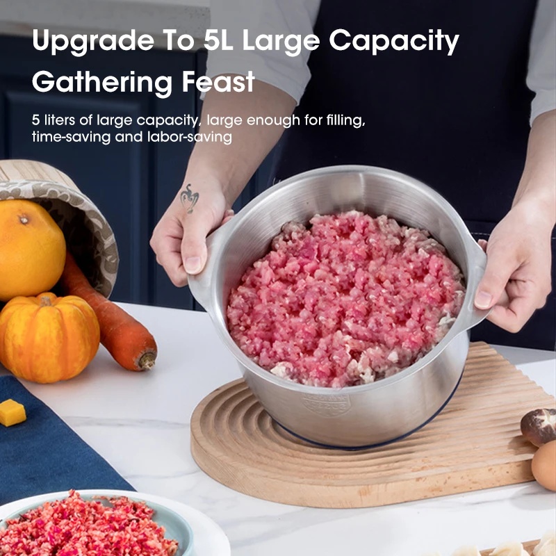 Penggiling Daging Listrik 5L,  - Baby Food Grinder ulasan dan harga