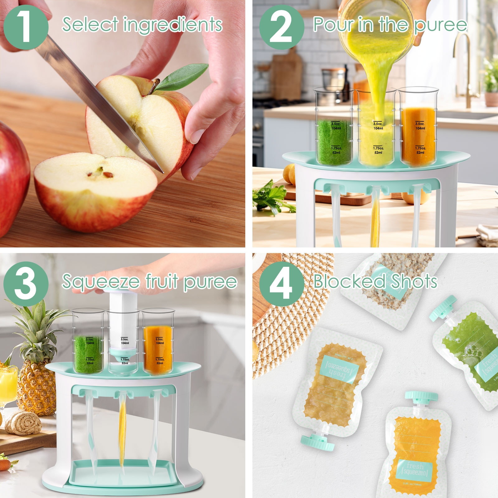 Stasiun Peras untuk Bayi Pembu - Baby Food Pouches 1 Year Old ulasan dan harga