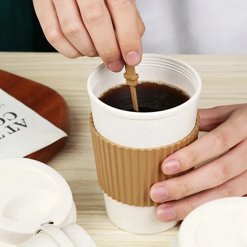 Cangkir kopi 450ML dengan tutu - Training Cup Straw ulasan dan harga