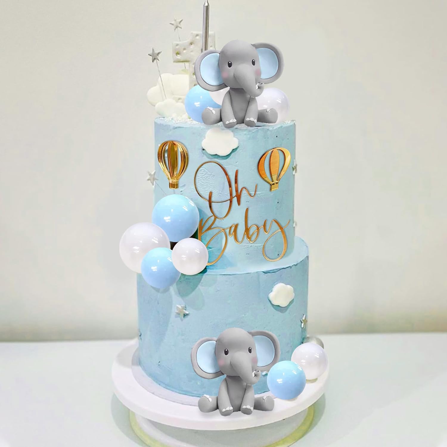 Dekorasi Kue Gajah Puncak Kue  - Baby Food Grinder ulasan dan harga