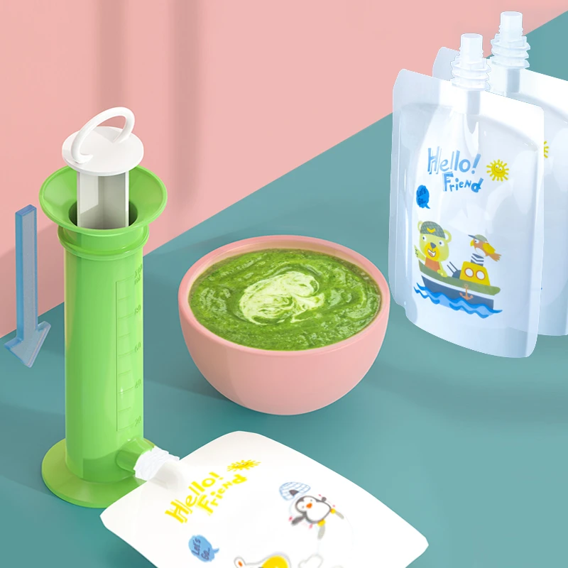 Wadah Pengisi makanan bayi, pe - Baby Food Pouches 1 Year Old ulasan dan harga