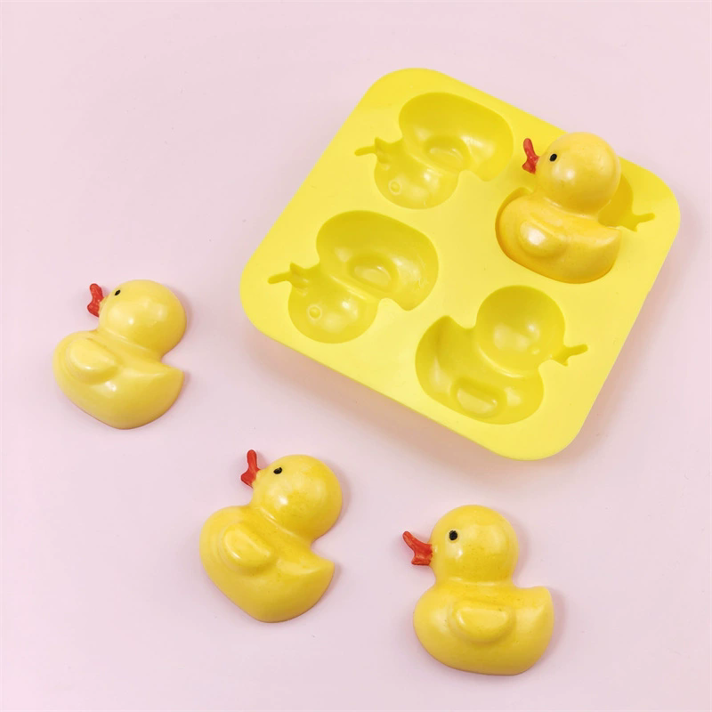 Cetakan Silikon Bebek 3D untuk - Baby Food Tray ulasan dan harga