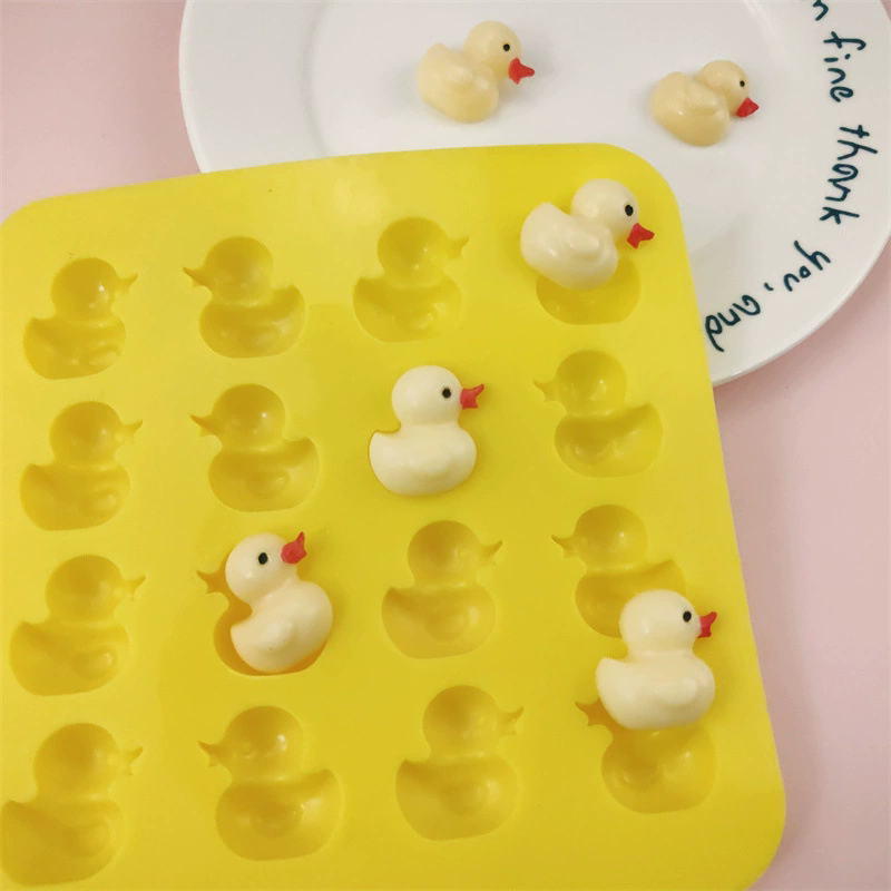 Cetakan Silikon Bebek 3D untuk - Baby Food Tray ulasan dan harga