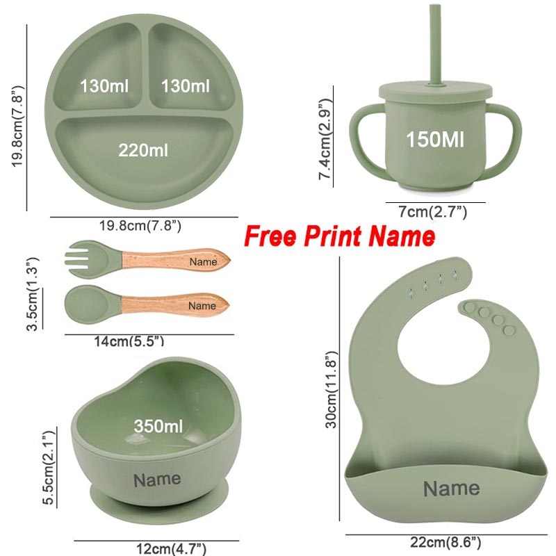 6 buah Set perlengkapan makan  - Baby Food Tray ulasan dan harga