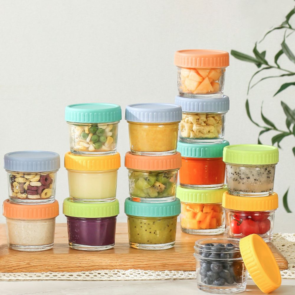6 Buah Stoples Makanan Bayi Ka - Baby Food Jars With Lids ulasan dan harga