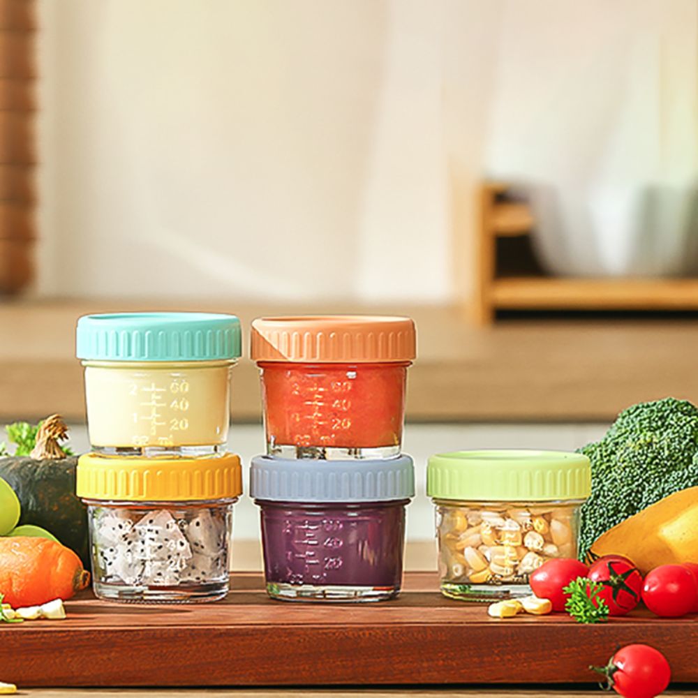 6 Buah Stoples Makanan Bayi Ka - Baby Food Jars With Lids ulasan dan harga
