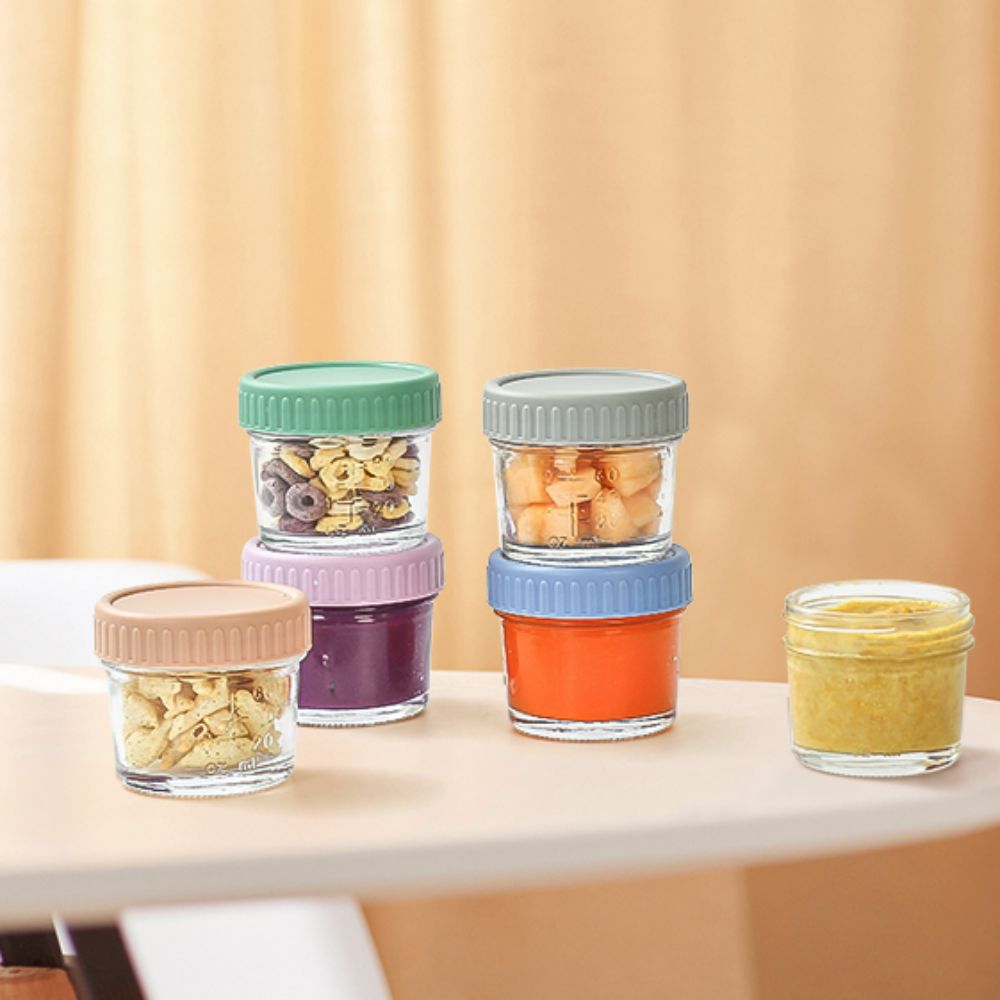 6 Buah Stoples Makanan Bayi Ka - Baby Food Jars With Lids ulasan dan harga