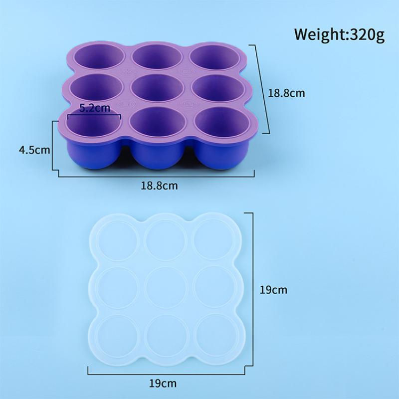 Wadah Silikon Makanan Bayi 9 G - Baby Food Tray ulasan dan harga
