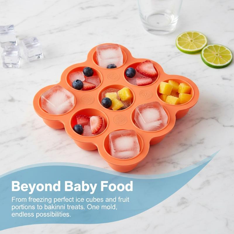 Wadah Silikon Makanan Bayi 9 G - Baby Food Tray ulasan dan harga
