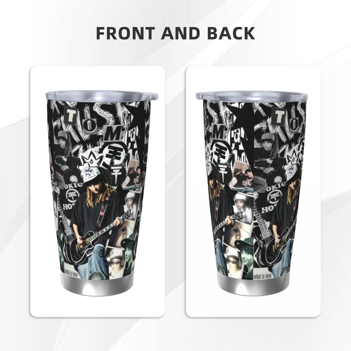 Tokio Hotel Tom Kaulitz Band M - Training Cup Straw ulasan dan harga