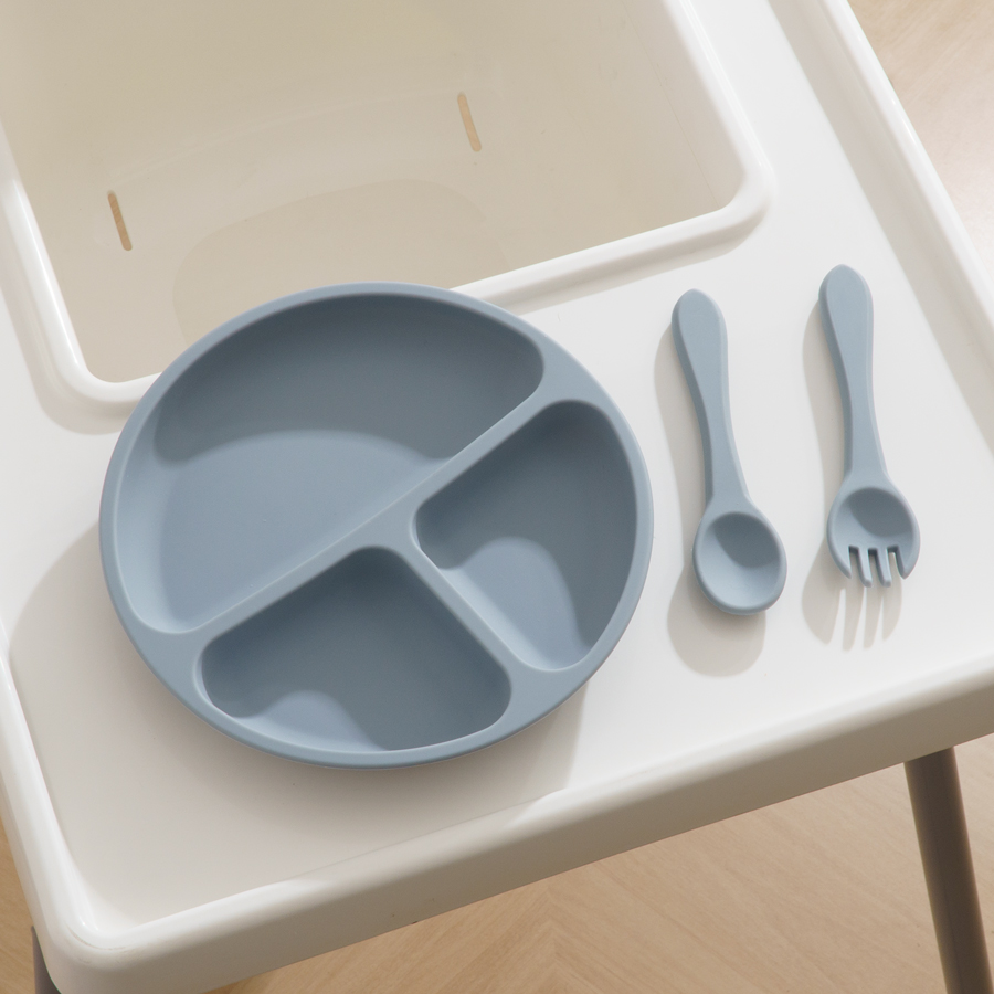 Peralatan makan silikon anak-a - Baby Food Tray ulasan dan harga