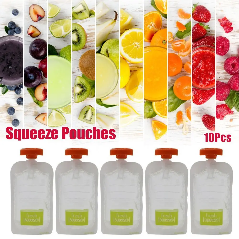 10 Buah Tas Kantong Bayi Makan - Baby Food Pouches 1 Year Old ulasan dan harga