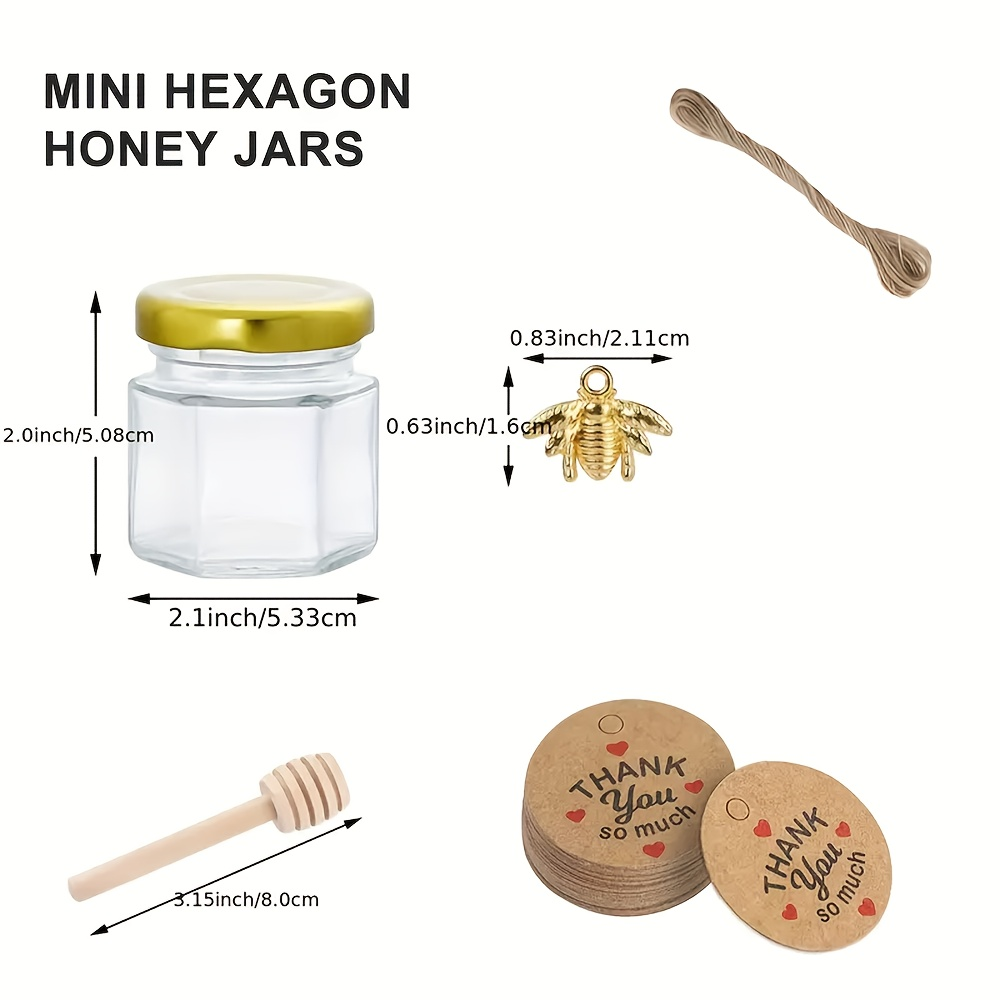 1.5oz, Stoples Madu Kaca Mini  - Baby Food Jars With Lids ulasan dan harga